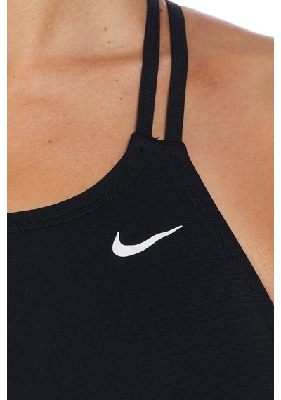 Nike Swim Hydrastrong Solid Kadın Spiderback Siyah Tek Parça Mayo-15081