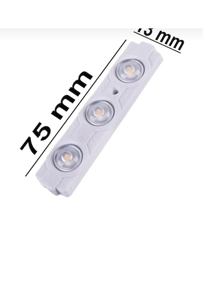 Point 3 Ledli Parmak Led Modül 1.5w 2835 Smd Mercekli 12v-10 Adet Beyaz Point 3 Ledli Parmak Led Modül 1.5w 2835 Smd Mercekli 12v-10 Adet Beyaz