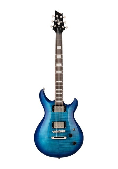 Cort M600 Bb Elektro Gitar - Blue Burst Maun Gövde, Duncan Desi