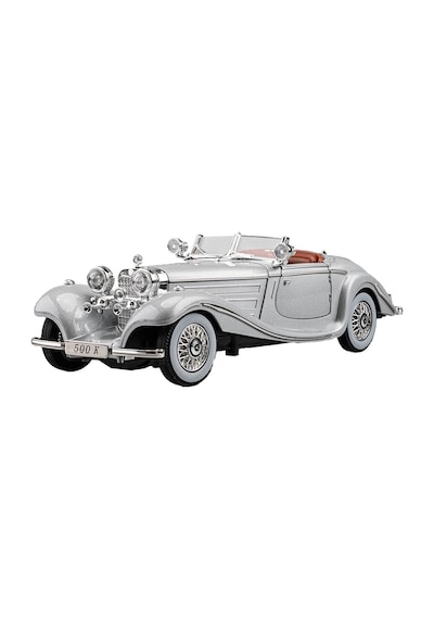 1:24 Mercedes-benz 500k Retro Klasik Alaşım Araba Modeli Gümüş