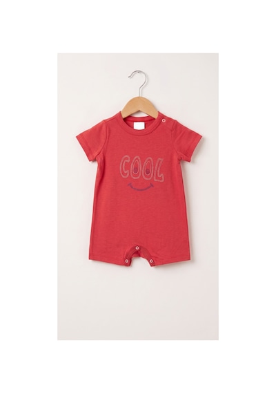 Fuar Baby Miniklere Özel Kız & Erkek Bebek Pamuklu Kısa Paça Tulum Çok Renkli