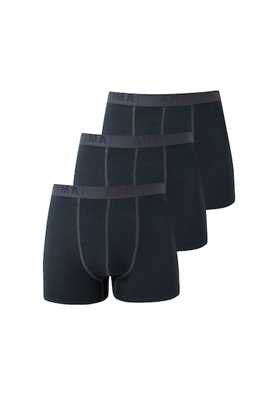 Arma Yıldız Erkek Füme Bambu Boxer 3'lü Paket Füme