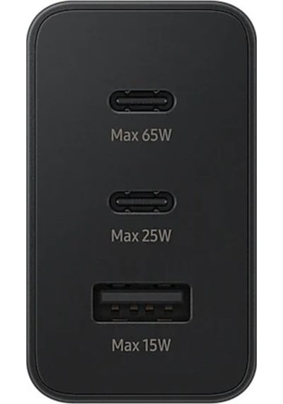 Samsung Uyumlu 3In1 Trio 65W 2Xpd+Usba Ev Tipi Şarj Aleti 3 Çıkışlı T653