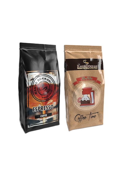 1x500 Gr Öğütülmüş Espresso 1x500 Gr Filtre Kahve Hazır