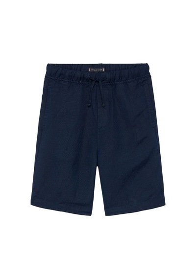 Tommy Hilfiger Keten Karışımlı Erkek Çocuk Lacivert Şort-15715