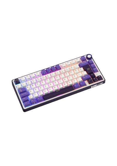 Royal Kludge R75 75% Kablolu Türkçe Gaming Klavye Beyaz-mor