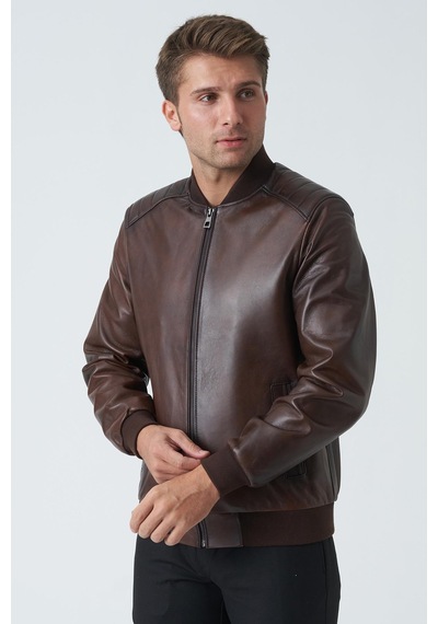 White Stone Bangor 5006 Slim Fit Kolej Kuzu Derisi Mont Fındık-fındık Fındık