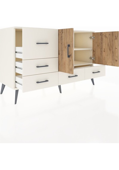 Hyperion Konsol 4 Raflı 5 Çekmeceli 2 Kapaklı 132x44x83 Aytaşı-çam/aytaşı Çam/aytaşı Hyperion Konsol 4 Raflı 5 Çekmeceli 2 Kapaklı 132x44x83 Aytaşı-çam/aytaşı Çam/aytaşı