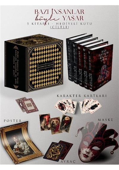 Bazı İnsanlar Böyle Yaşar 5 Kitap Takım Ciltli Kutulu / Fili...