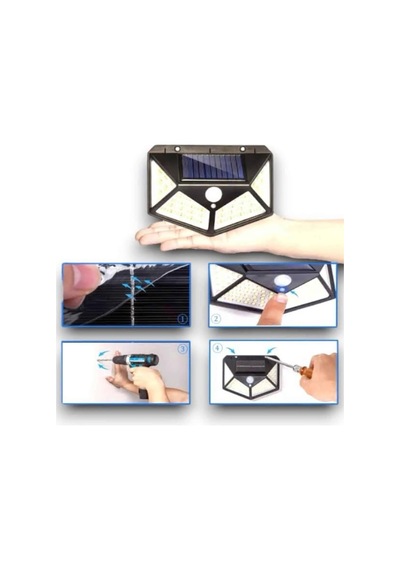 Güneş Enerjili Bahçe Lambası 100 Led Bahçe Lambası Bahçe Aydınlatma 42073205