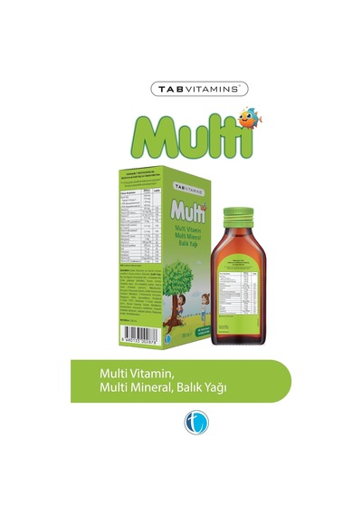 Multi Multivitamin Multimineral Balık Yağı Şurup