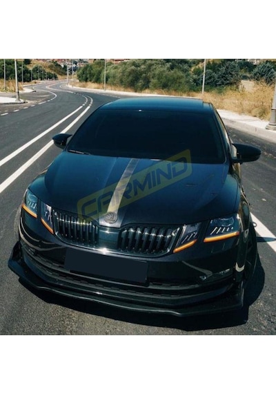 Skoda Octavia 2013-2020 Batman Yarasa Ayna Kapağı Piano Black Abs
