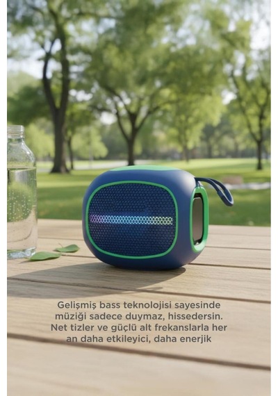 Bluetooth Hoparlör Taşınabilir Kablosuz Speaker Fm Radyo Usb Tf Kart 5w D90