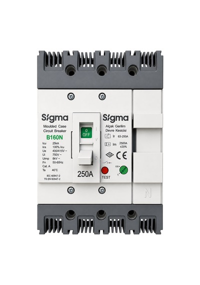 Sigma Ayarlı Tip Ag Devre Kesici B250 250a 4p 36ka
