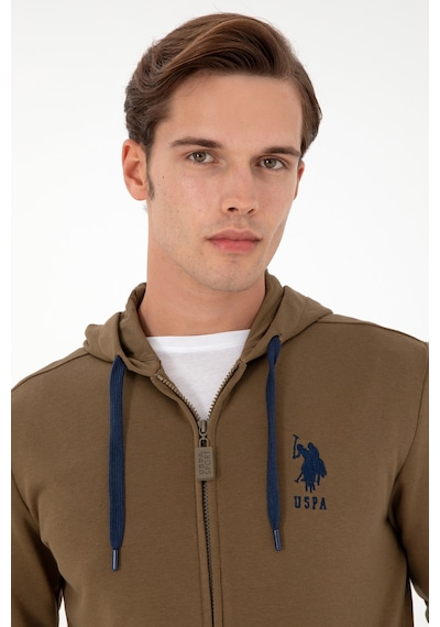 U.s. Polo Assn. Erkek Haki Sweatshirt 50289028-vr027 Haki