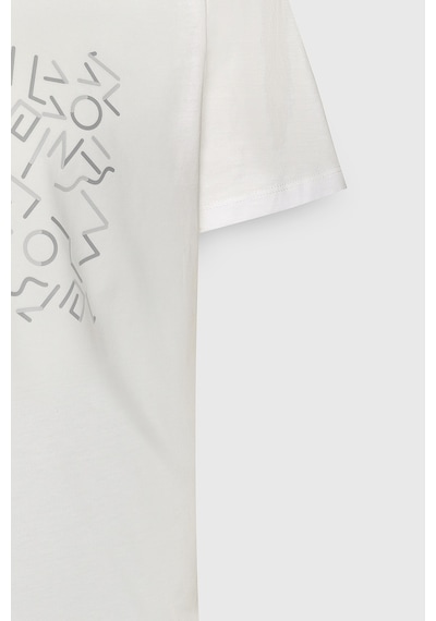 AC&Co / Altınyıldız Classics Erkek Ekru Slim Fit Dar Kesim Pamuklu Esnek Baskılı Bisiklet Yaka Tişört Ekru AC&Co / Altınyıldız Classics Erkek Ekru Slim Fit Dar Kesim Pamuklu Esnek Baskılı Bisiklet Yaka Tişört Ekru