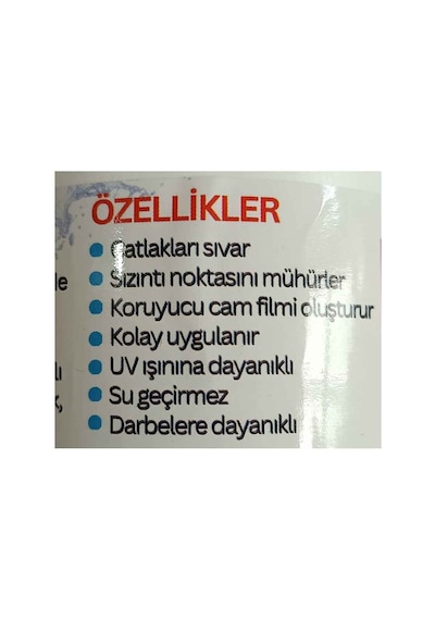 Karaaliler 1 Kg Şeffaf Su Geçirmez Izolasyon Sıvısı Inşaat Yalıtım Sıvısı Su Izolasyon Çatı-pencere-teras-balkon Sızıntıya Son