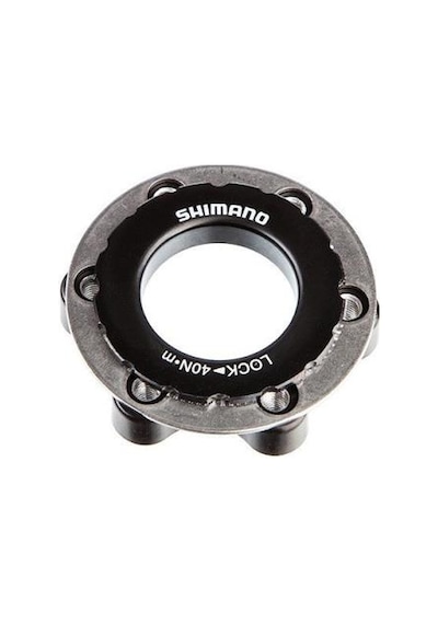 Shimano Sm-rtad05 Center Lock Göbeği 6 Bolta Çeviren Adaptör Siyah