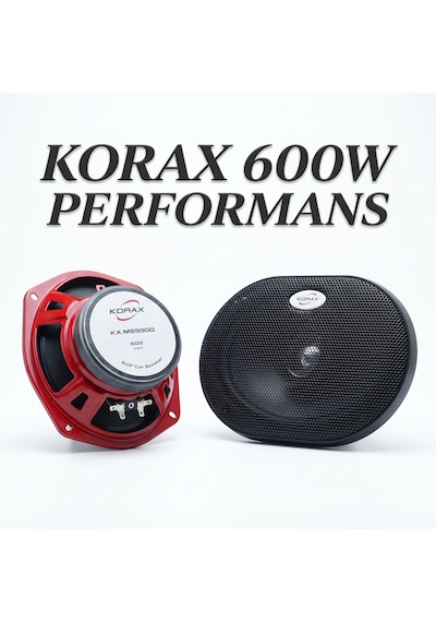 Korax Kx-m69900 400w Oto Hoparlör Takımı 2 Adet