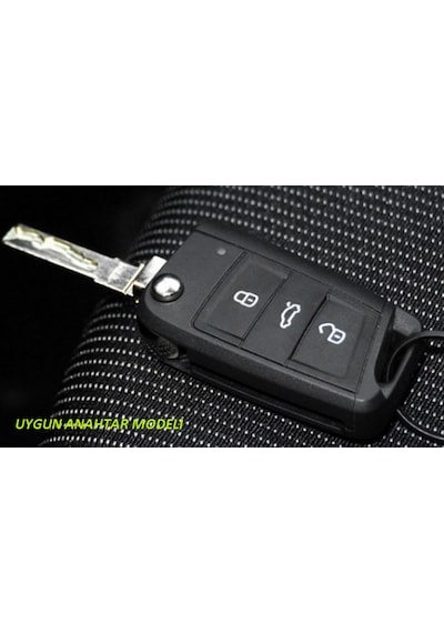 Seat Uyumlu Leon ibiza Ateca Silikon Anahtar Kırmızı Kılıf Seti