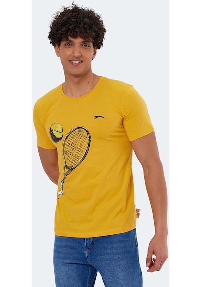 Slazenger KATONS IN Erkek Tişört Hardal