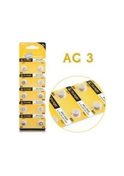 Tıanqıu Ag3 Lr41 392 192 10 Adet Ateş Ölçer Ve Saat Pili