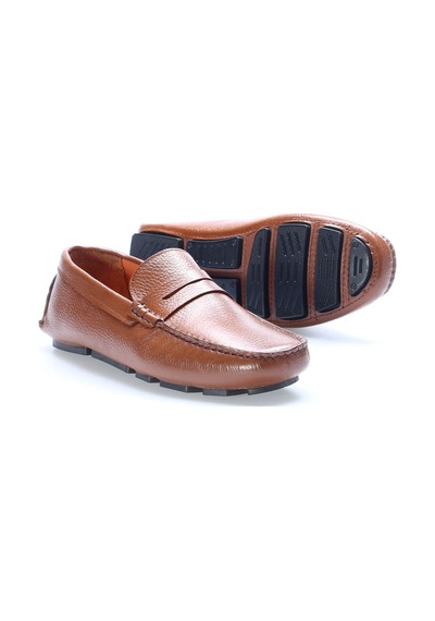 Fast Step Hakiki Deri Erkek Casual Ayakkabı 216mam3 Taba