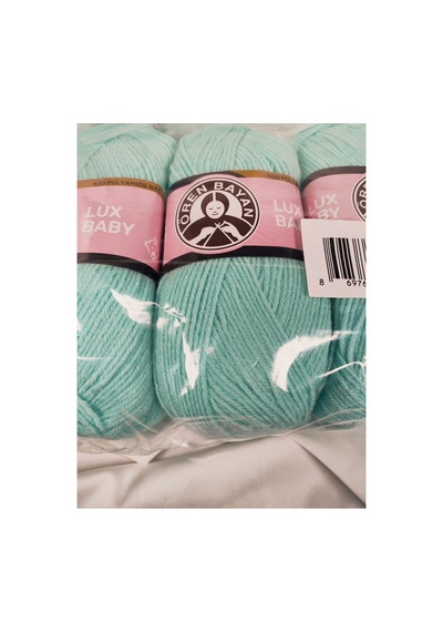 Lux Baby Mint Yeşili El Örgü İpi Art No:3010 - Nm:3.4 - 100gr. 340mt. 3 Adet - Renk: 022