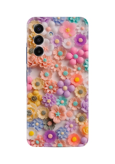 Samsung Samsung Galaxy Uyumlu A17 Kılıf Boutique Baskılı Resimli Rengarenk Papatyalar Pcode -060