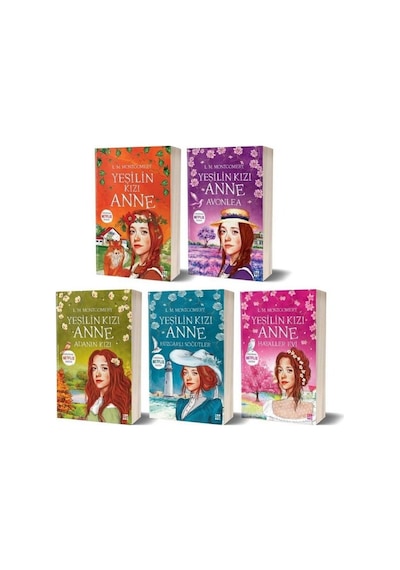 Yeşilin Kızı Anne Seti - 5 Kitap Takım - Lucy Maud Montgomery - Dokuz Yayınları