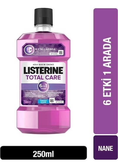 Listerine Total Care 6 Etki 1 Arada Ağız Bakım Suyu 250 ML