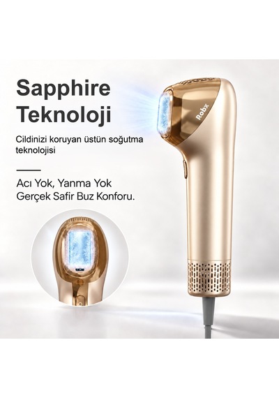 Robx A2030 IPL Sapphire Sogutma 35 joule Ultra Güç Hızlı Etki Çoklu Seri Otomatik Atım