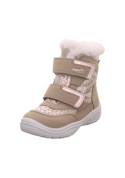 Superfit Crystal Kız Çocuk Su Geçirmez Gore-tex Bot - Bej Leopar 009091-4020