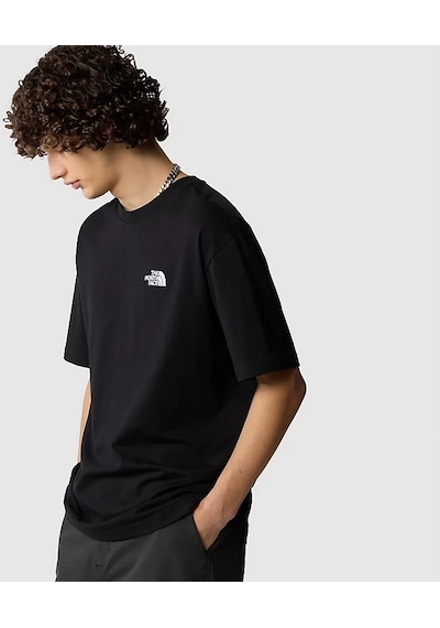 The North Face Essential Oversize Simple Dome Erkek T-shirt Siyah-siyah