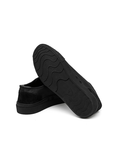 Sneaker Günlük Erkek Ka-c25806 John May Siyah Fayliza-siyah Suet Siyah