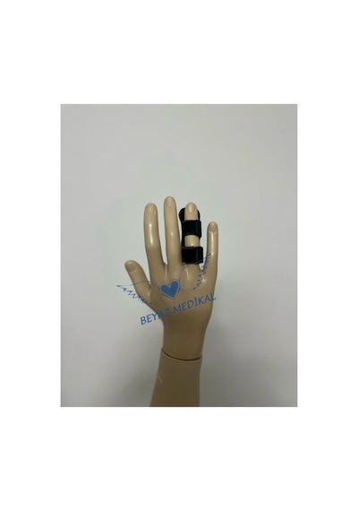 Parmak Ateli Parmak Sabitleme Ateli Kırık Parmak Ateli Finger Splint Standart Siyah