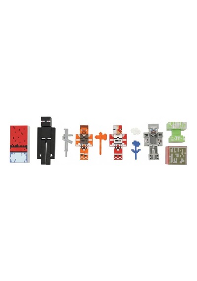 Tıfıl Toys Endermanlı Minecraft 4 Karakter 7 Aksesuar 11 Parça Çocuk Figür Oyun Set