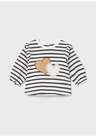 Mayoral Newborn Kız Bebek Sweatshirt Siyah
