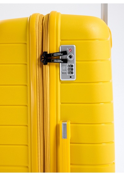 National Geographic Sarı Çekçekli Sert Valiz Ng5242 75 Cm B.boy