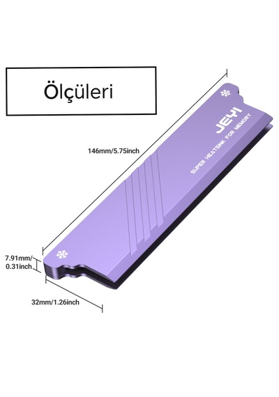 Jeyı Ram Soğutucu Isı Emici Termal Pad Ddr/ddr2/ddr3ddr4/ddr5