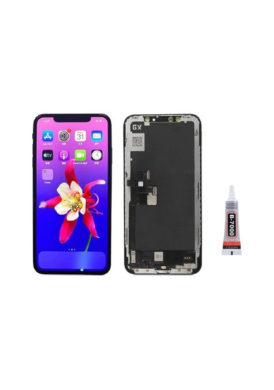 Apple Uyumlu iPhone Xs Oled Ekran Lcd Dokunmatik B7000 15ml Yapıştırıcı İle Beraber Yc