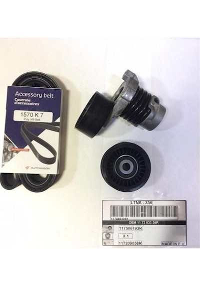 Renault Megane 4 - Iv 1.2 Tce H5f Alternatör Kayış Seti - 117203336r - Letendeur