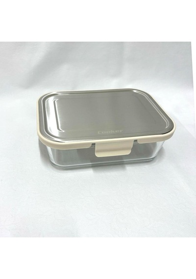 Cooker Ckr3489 Cam Saklama Kabı 1500 Ml Krem