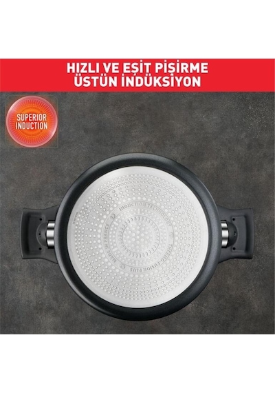 Tefal Titanyum 6X Excellence İndüksiyon Tabanlı Sahan 22 CM