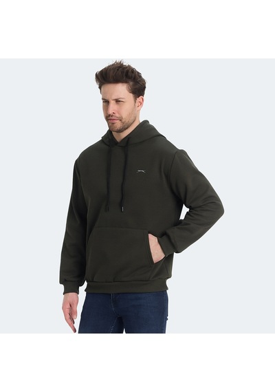 Slazenger KICKSON IN Erkek Sweatshirt Haki