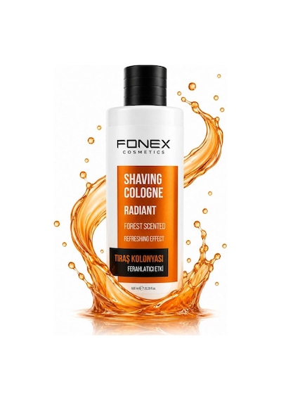 Fonex Ferahlatıcı Tıraş Kolonyası 600 Ml Radiant Turuncu