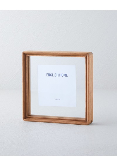 English Home Vena Çerçeve 13x13 Cm Açık Kahverengi