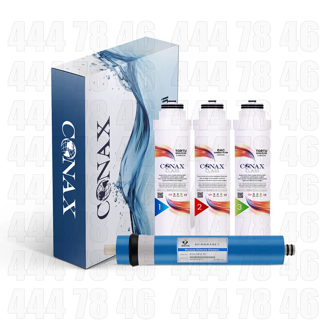 Conax Takçevir 4 Aşama Benc Membran  Filtre Seti Conax