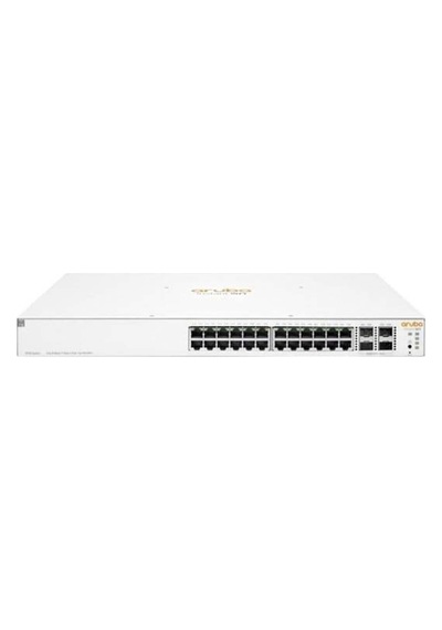 Aruba 24port 195w Full Poe Instant On 1930-24g Jl683b Gıgabıt 4xsfp+ Yönetilebilir Switch Rackmount
