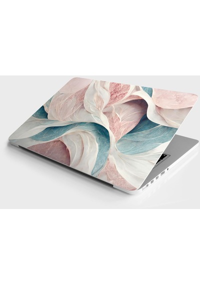 Laptop Sticker Bilgisayar Notebook Pc Kaplama Etiketi Lüks Mermer Pastel Pembe